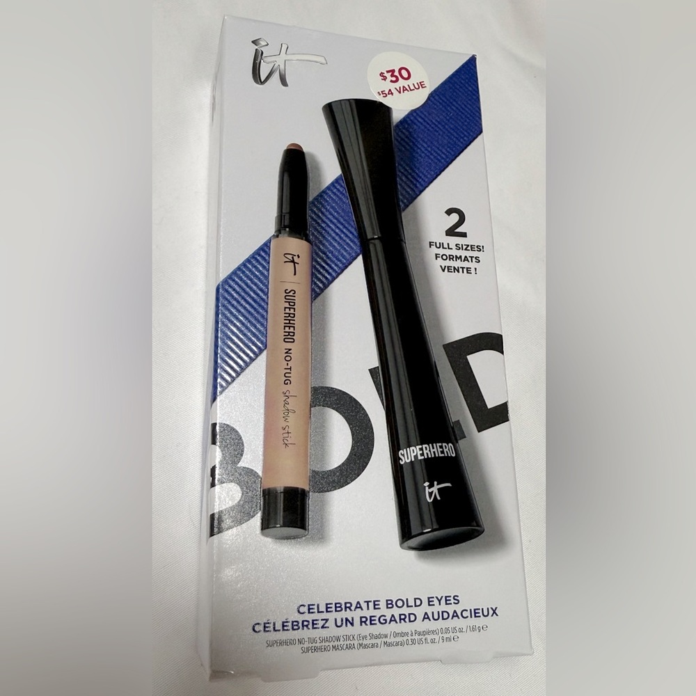 IT Cosmetics Bold Eyes Full Size Mascara & Eyeshadow Stick Set